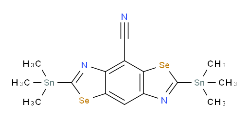 2,6-bis(trimethylstannyl)benzo[1,2-d:4,5-d']bis([1,3]selenazole)-4-carbonitrile