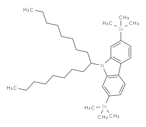 9-(heptadecan-9-yl)-2,7-bis(trimethylstannyl)-9H-carbazole