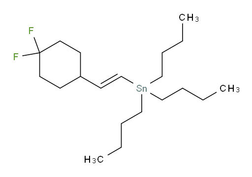 (E)-tributyl(2-(4,4-difluorocyclohexyl)vinyl)stannane