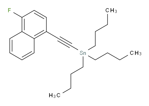 tributyl((4-fluoronaphthalen-1-yl)ethynyl)stannane