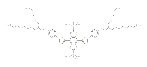 (4,8-bis(5-(4-((2-hexyldecyl)thio)phenyl)thiophen-2-yl)benzo[1,2-b:4,5-b']dithiophene-2,6-diyl)bis(trimethylstannane)