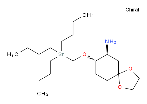 (7S,8S)-8-((tributylstannyl)methoxy)-1,4-dioxaspiro[4.5]decan-7-amine