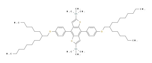 (4,8-bis(4-((2-hexyldecyl)thio)phenyl)benzo[1,2-b:4,5-b']dithiophene-2,6-diyl)bis(trimethylstannane)