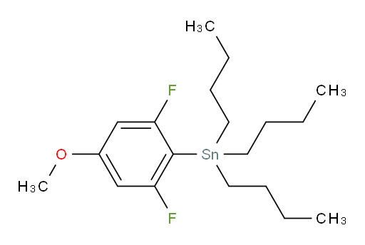 tributyl(2,6-difluoro-4-methoxyphenyl)stannane