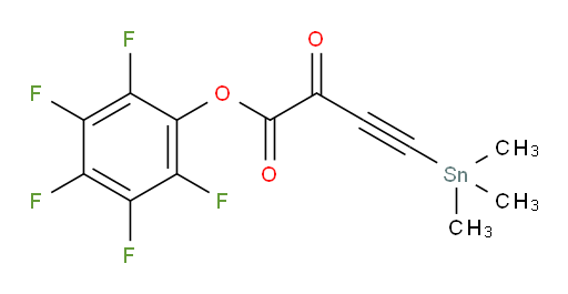 perfluorophenyl 2-oxo-4-(trimethylstannyl)but-3-ynoate