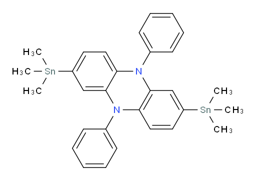 5,10-diphenyl-2,7-bis(trimethylstannyl)-5,10-dihydrophenazine