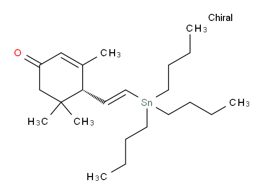 (R,E)-3,5,5-trimethyl-4-(2-(tributylstannyl)vinyl)cyclohex-2-enone