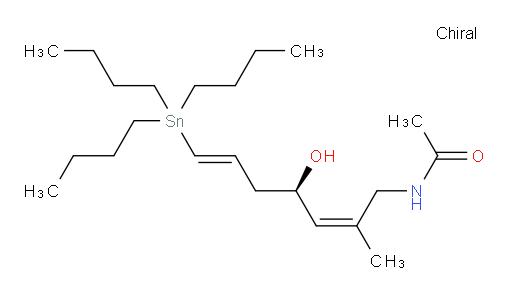 N-((R,2Z,6E)-4-hydroxy-2-methyl-7-(tributylstannyl)hepta-2,6-dien-1-yl)acetamide