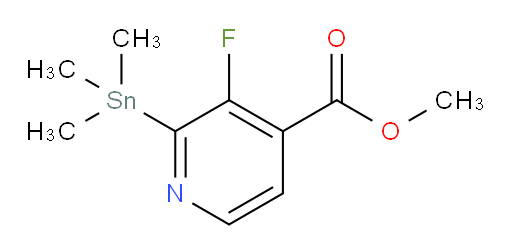 methyl 3-fluoro-2-(trimethylstannyl)isonicotinate