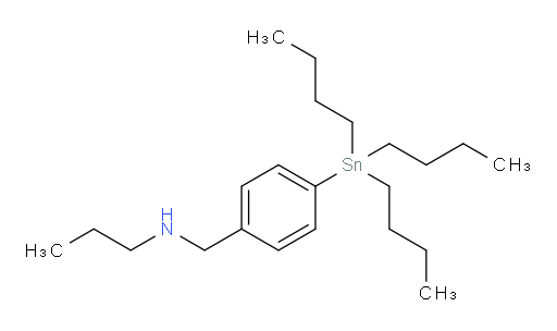 N-(4-(tributylstannyl)benzyl)propan-1-amine