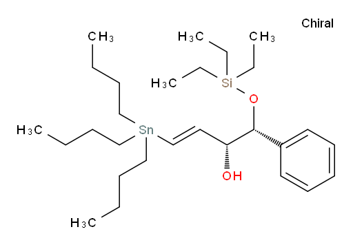 (1R,2R,E)-1-phenyl-4-(tributylstannyl)-1-((triethylsilyl)oxy)but-3-en-2-ol