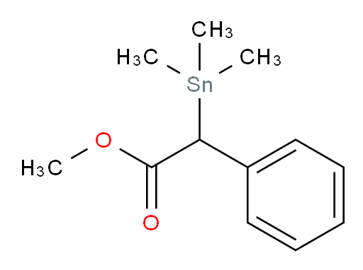 methyl 2-phenyl-2-(trimethylstannyl)acetate