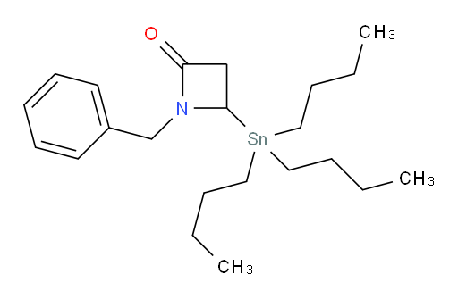 1-benzyl-4-(tributylstannyl)azetidin-2-one