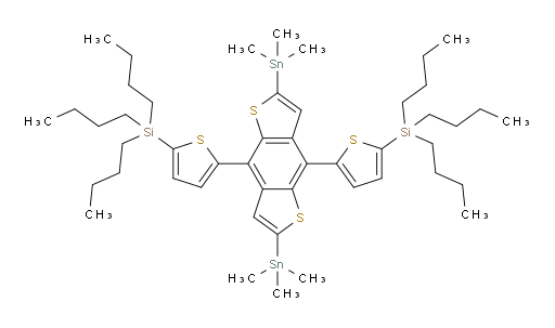 (5,5'-(2,6-bis(trimethylstannyl)benzo[1,2-b:4,5-b']dithiophene-4,8-diyl)bis(thiophene-5,2-diyl))bis(tributylsilane)