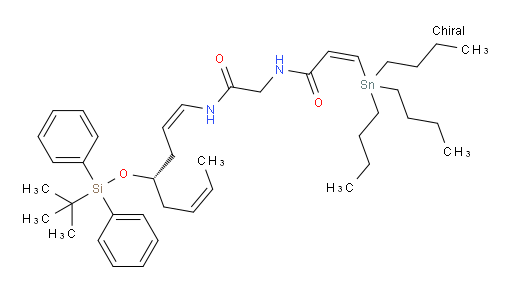 (Z)-N-(2-(((S,1Z,6Z)-4-((tert-butyldiphenylsilyl)oxy)octa-1,6-dien-1-yl)amino)-2-oxoethyl)-3-(tributylstannyl)acrylamide