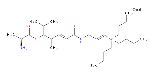 (2S)-(E)-2,4-dimethyl-7-oxo-7-(((E)-3-(tributylstannyl)allyl)amino)hept-5-en-3-yl 2-aminopropanoate