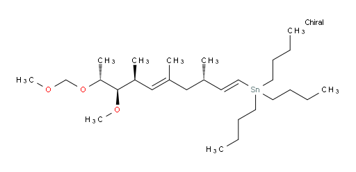 tributyl((1E,3S,5E,7S,8R,9R)-8-methoxy-9-(methoxymethoxy)-3,5,7-trimethyldeca-1,5-dien-1-yl)stannane
