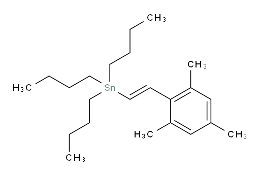 (E)-tributyl(2,4,6-trimethylstyryl)stannane