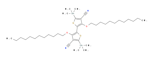 3,3'-bis(dodecyloxy)-5,5'-bis(trimethylstannyl)-[2,2'-bithiophene]-4,4'-dicarbonitrile