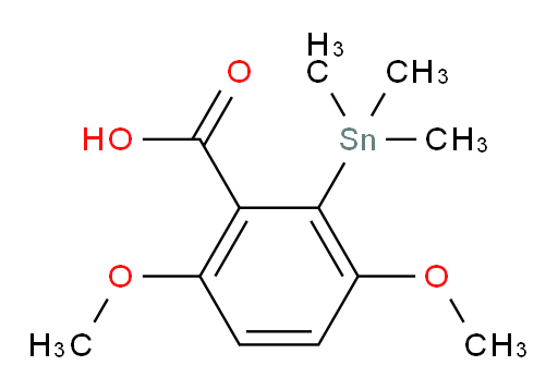 3,6-dimethoxy-2-(trimethylstannyl)benzoic acid