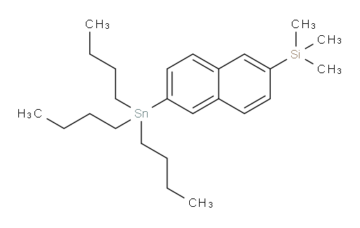 trimethyl(6-(tributylstannyl)naphthalen-2-yl)silane