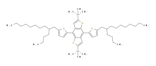 (4,8-bis(5-(2-butyldecyl)thiophen-2-yl)benzo[1,2-b:4,5-b']dithiophene-2,6-diyl)bis(trimethylstannane)