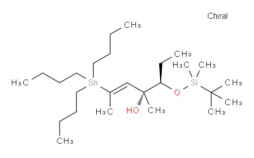 (4R,5R,E)-5-((tert-butyldimethylsilyl)oxy)-4-methyl-2-(tributylstannyl)hept-2-en-4-ol