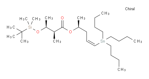 (2S,3S)-(S,Z)-5-(tributylstannyl)pent-4-en-2-yl 3-((tert-butyldimethylsilyl)oxy)-2-methylbutanoate