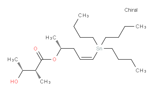 (2R,3R)-(R,Z)-5-(tributylstannyl)pent-4-en-2-yl 3-hydroxy-2-methylbutanoate