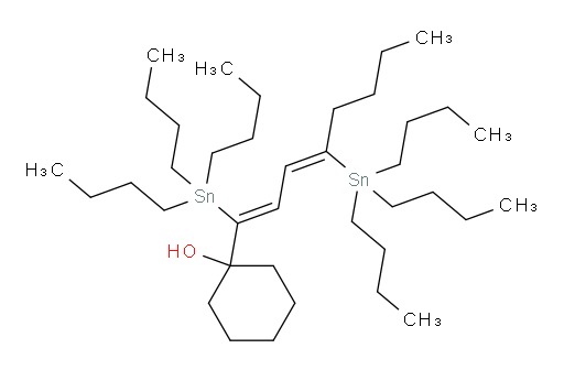 1-((1Z,3Z)-1,4-bis(tributylstannyl)octa-1,3-dien-1-yl)cyclohexanol