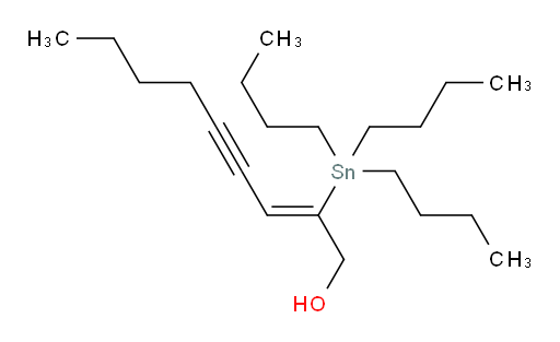 (Z)-2-(tributylstannyl)non-2-en-4-yn-1-ol