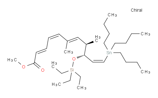 (2E,4Z,6E,8R,9R,10Z)-methyl 6,8-dimethyl-11-(tributylstannyl)-9-((triethylsilyl)oxy)undeca-2,4,6,10-tetraenoate