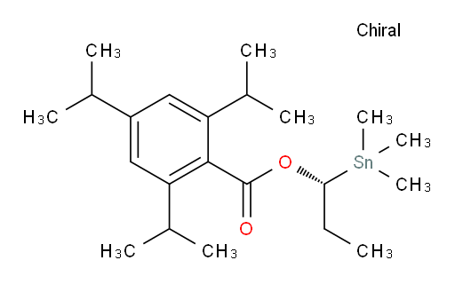 (R)-1-(trimethylstannyl)propyl 2,4,6-triisopropylbenzoate