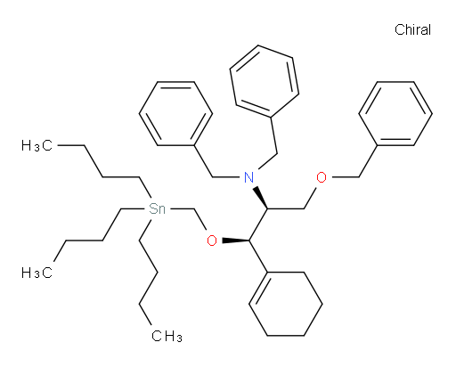 (1R,2S)-N,N-二苄基-3-(苄氧基)-1-(环己-1-烯-1-基)-1-((三丁基锡基)甲氧基)丙-2-胺