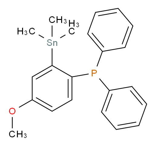 (4-methoxy-2-(trimethylstannyl)phenyl)diphenylphosphine