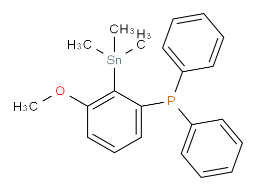 (3-methoxy-2-(trimethylstannyl)phenyl)diphenylphosphine