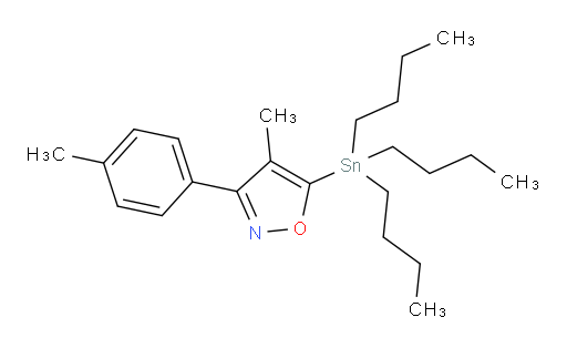 4-methyl-3-(p-tolyl)-5-(tributylstannyl)isoxazole