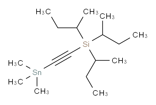 tri-sec-butyl((trimethylstannyl)ethynyl)silane