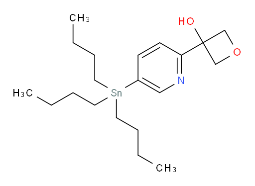 3-(5-(tributylstannyl)pyridin-2-yl)oxetan-3-ol