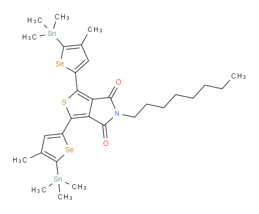 1,3-bis(4-methyl-5-(trimethylstannyl)selenophen-2-yl)-5-octyl-4H-thieno[3,4-c]pyrrole-4,6(5H)-dione