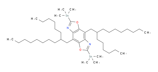 4,8-bis(2-hexyldecyl)-2,6-bis(trimethylstannyl)benzo[1,2-d:4,5-d']bis(oxazole)