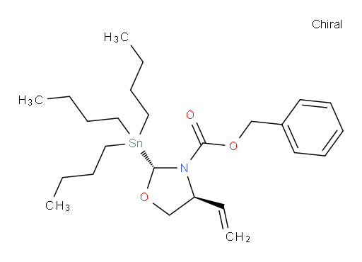 (2R,4S)-benzyl 2-(tributylstannyl)-4-vinyloxazolidine-3-carboxylate
