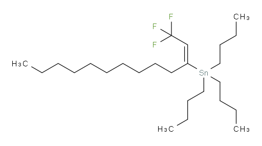 (E)-tributyl(1,1,1-trifluorotridec-2-en-3-yl)stannane