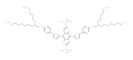 (4,8-bis(5-(4-((2-hexyldecyl)oxy)phenyl)thiophen-2-yl)benzo[1,2-b:4,5-b']dithiophene-2,6-diyl)bis(trimethylstannane)