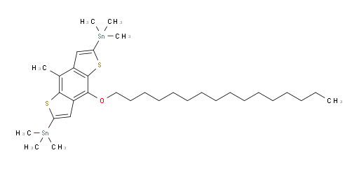 (4-(hexadecyloxy)-8-methylbenzo[1,2-b:4,5-b']dithiophene-2,6-diyl)bis(trimethylstannane)