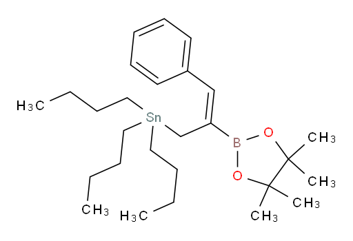 (Z)-tributyl(3-phenyl-2-(4,4,5,5-tetramethyl-1,3,2-dioxaborolan-2-yl)allyl)stannane