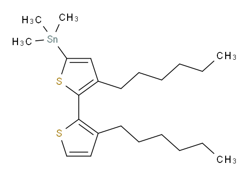 (3,3'-dihexyl-[2,2'-bithiophen]-5-yl)trimethylstannane
