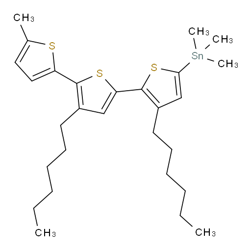(3,4'-dihexyl-5''-methyl-[2,2':5',2''-terthiophen]-5-yl)trimethylstannane