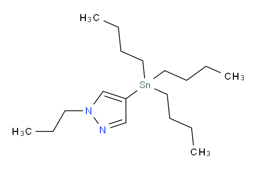 1-丙基-4-(三丁基锡基)-1H-吡唑