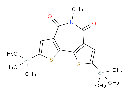 5-甲基-2,8-双(三甲基锡基)-4H-二噻吩并[3,2-c:2',3'-e]氮杂环庚烷-4,6(5H)-二酮